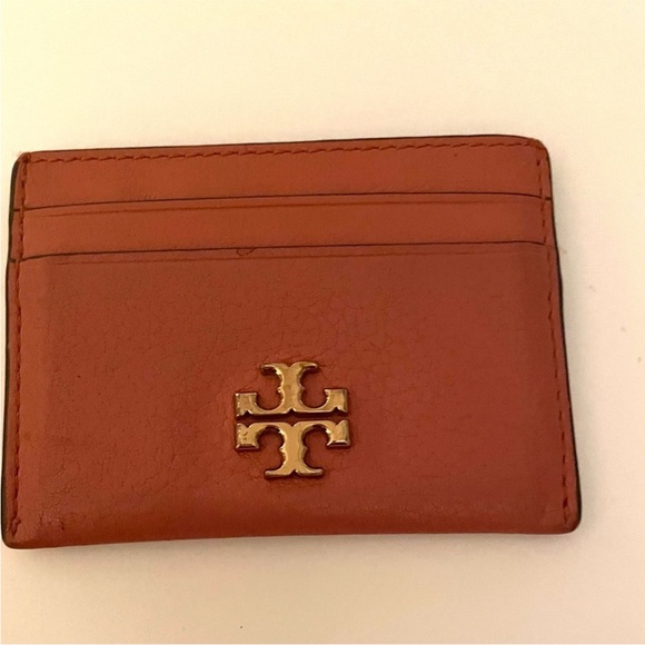 Tory Burch Other - TORY BURCH Cognac Leather Card Holder